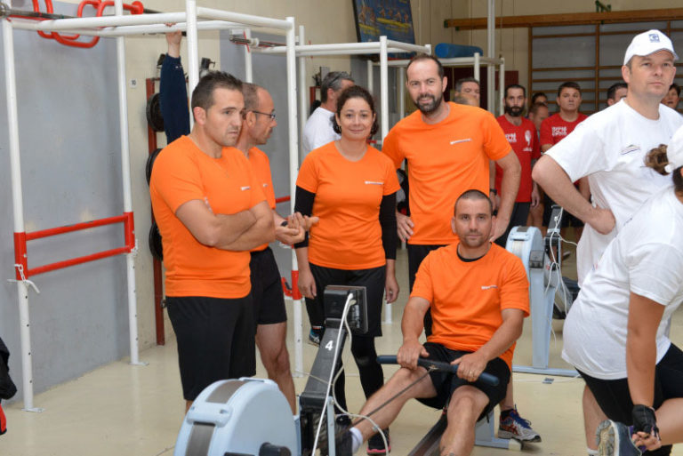 Photos de l'aviron challenge entreprise 2017 : épreuve ergometre