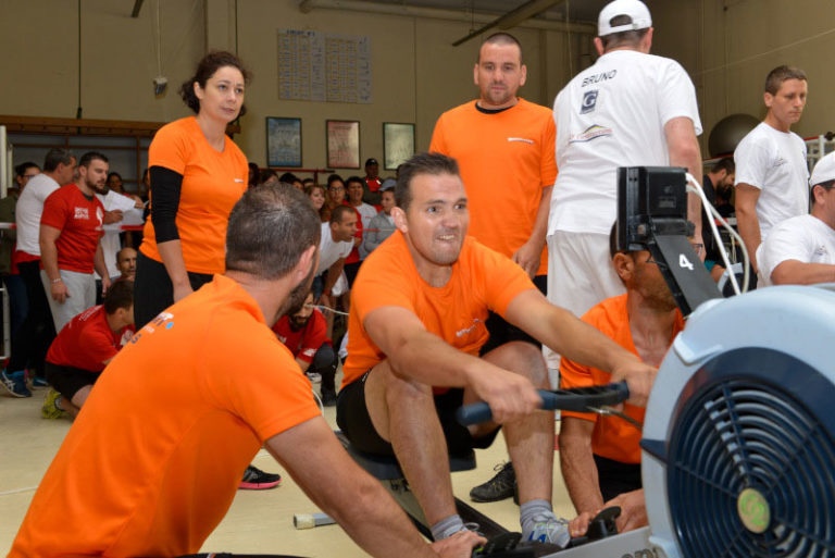 Photos de l'aviron challenge entreprise 2017 : épreuve ergometre