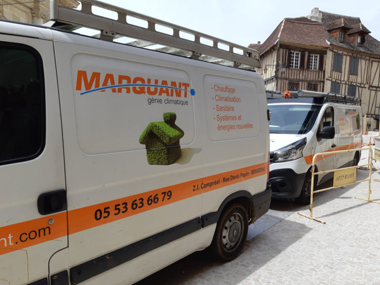 Photo du chantier de la maison des vin à bergerac en 2019.